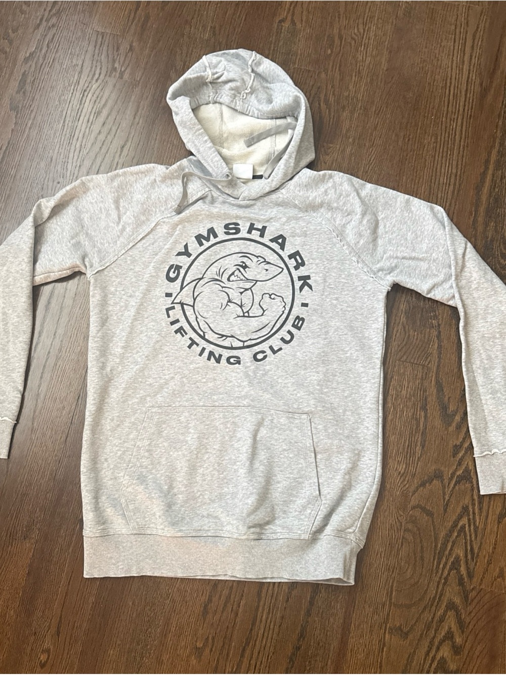 Gymshark Men’s Gray Hoodie Medium